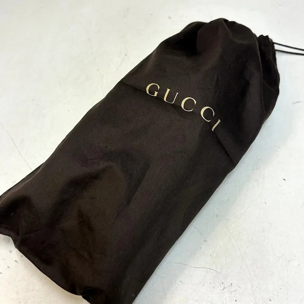 GUC Gucci Horsebit Driver Loafers Ayrton Quentin Green Red Made in Italy US 7.5